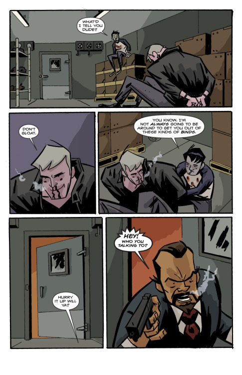 grissom:
“ Tom & Violence (2013)
Story by me, art by Phil Sloan. There’s a Tom and Violence pitch that was nearly completed. Hoping one day to return to it.
Originally appeared on Ryan Ferrier’s ReadChallenger.com
Download a PDF.
”
Eric Grissom and...