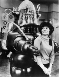 vintagegeekculture:  Robby the Robot and friend. 