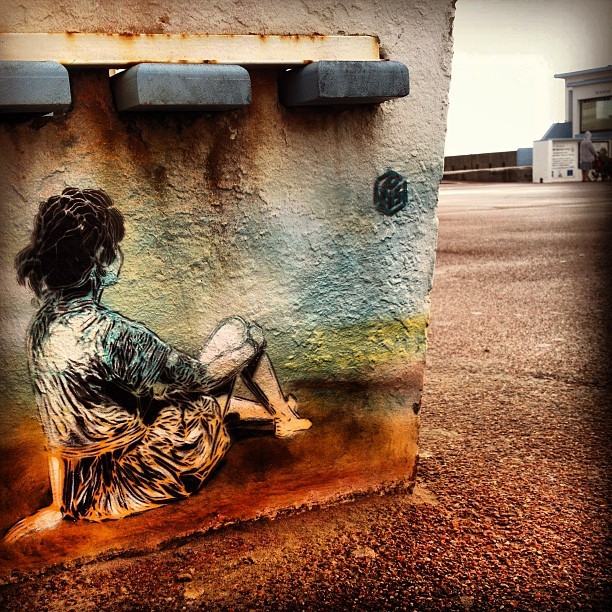 #c215 #fortmahon #plage #picardie #france #holidays #happiness #stencil