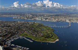 citylandscapes:  City Porn of the day San Diego - Coronado Island Bridge