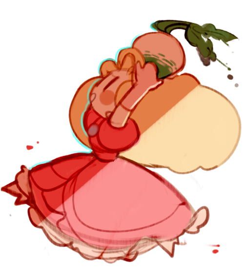 apselene:A bunch of peaches from my first stream on Picarto!