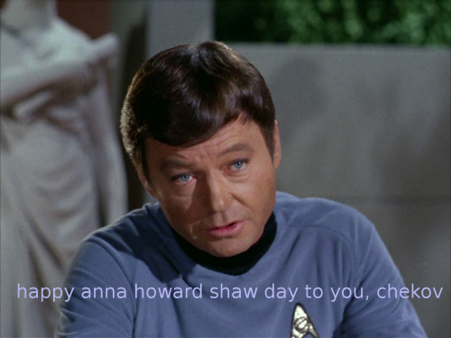 Episode 4x13 - Anna Howard Shaw Day30 Trek wishes you a (belated) happy Anna Howard Shaw Day!
