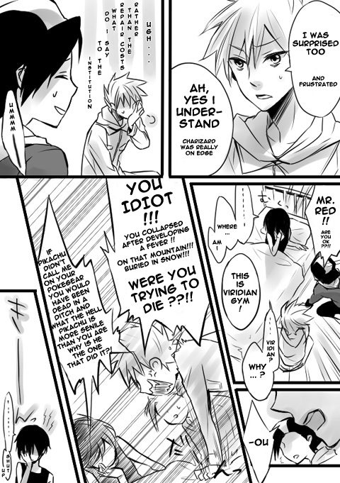 gaypokemontrainers: Here’s the English Scanlation of the Namelessshipping / Huntershipping Dou