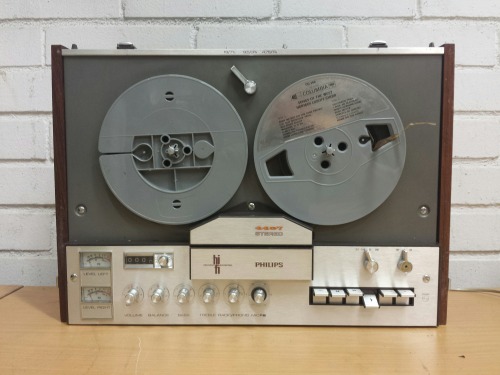 Philips N4 407 4-Track Reel-To-Reel Tape Recorder, 1969