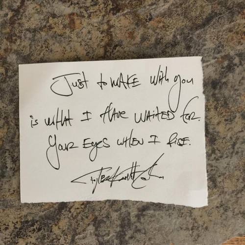 eyes-forever-blue:  tylerknott:  “Just to wake with you is what I have waited for. Your eyes when I rise.” . Daily Haiku on Love by Tyler Knott Gregson . North Pole Ninjas is available for Pre-Order! bit.ly/NPNinjas   @bayousavantfou