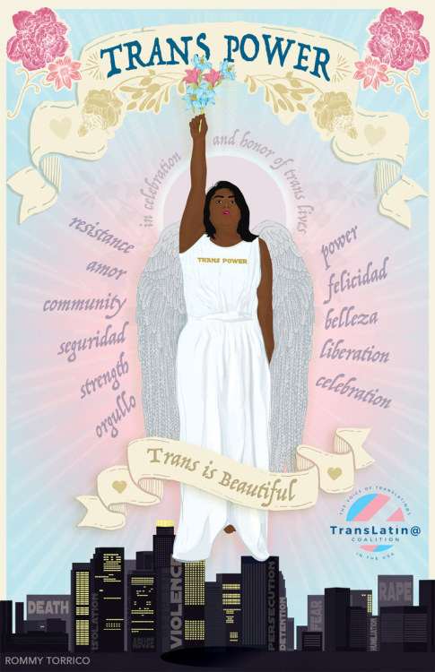 myhungergamesstories: outforhealth: Trans Artists Made These Stunning Posters For Trans Day Of Remem