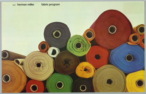 meohmyohmyohme: Herman Miller Fabric Program Poster,1976