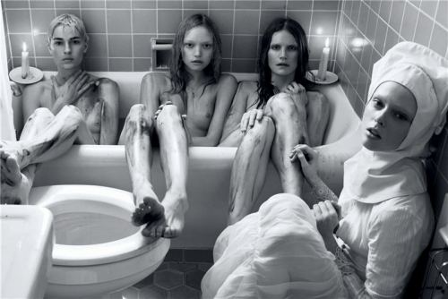 labsinthe:  “Organized Robots” photographed by Steven Meisel for Vogue Italia 2006