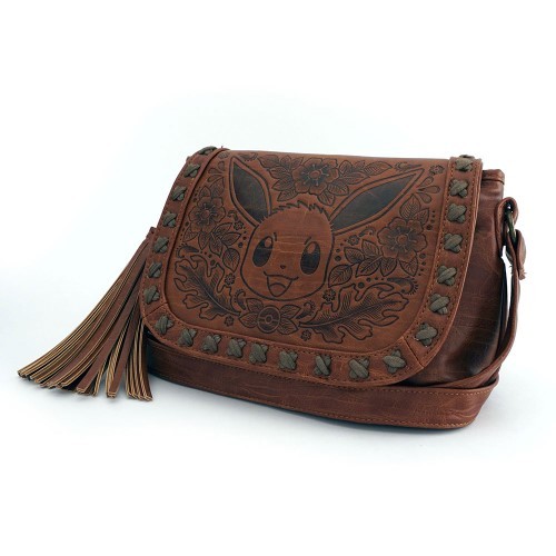 Porn photo retrogamingblog:Leather Embossed Eevee Bag