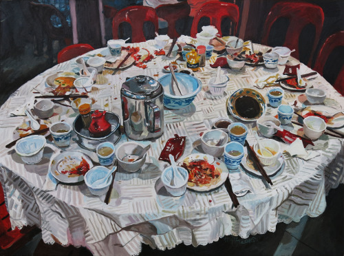 yeotzeyang: Reunion 2016 Oil on canvas 92 x 122cm Private Collection, Singapore