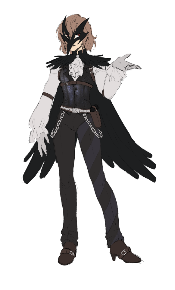 So Ive Been Drawing Goro A Lot Recently And Hoo Boy. Black Mask Outfit My Abhorred. I Legit Could Not