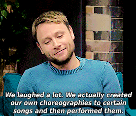 fyeahmaxriemelt:Did anyfunny stuff happen behind the scenes? [x][Champions]