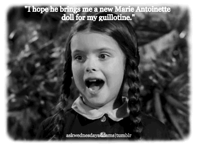 wednesday addams marie antoinette doll