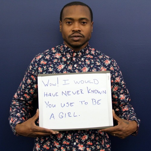glaad: As part of Trans Awareness Week, GLAAD launched a trans microaggression photo project. Microa