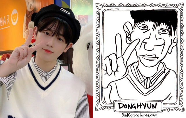 A terrible caricature of Donghyun