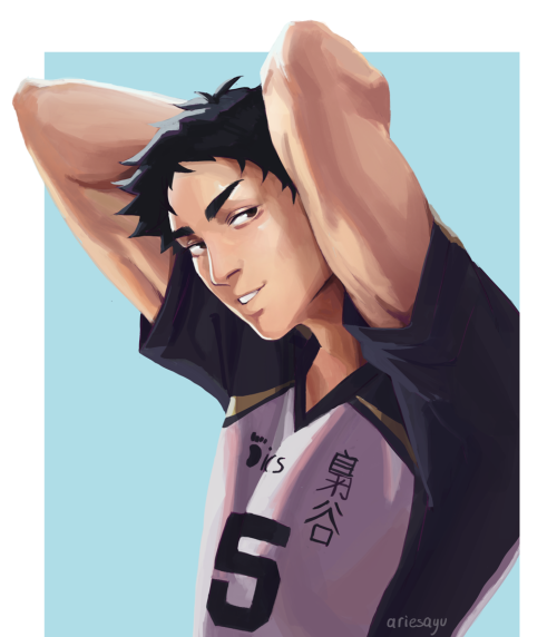 Akaashi because I love him and should draw him more (besides catching up with the manga) Everytime I