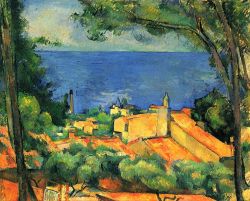 artmastered:  Paul Cézanne, L’Estaque, 1883-85 