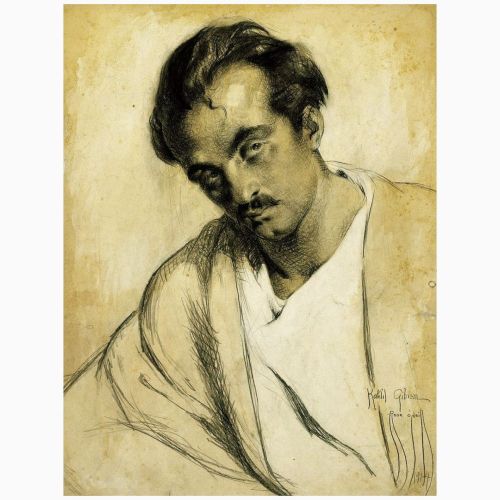 beyond-the-pale:  Rose Cecil O'Neill, Portrait of Kahlil Gibran, 1914