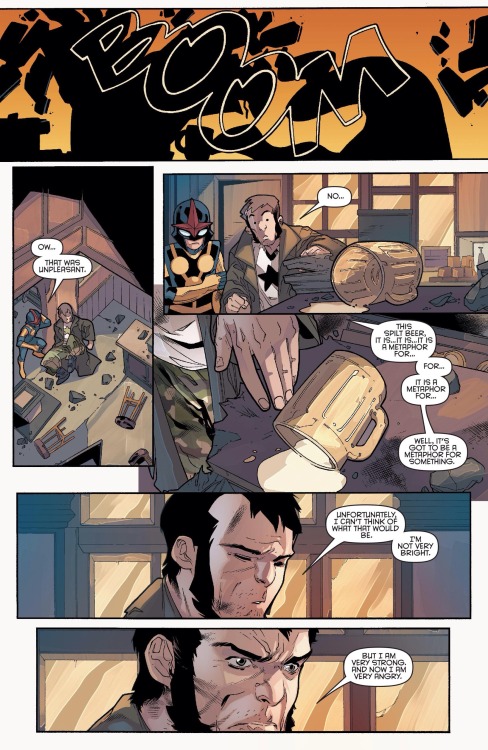 Nearly 10 years after his introduction, and the last time he appeared in a comic, Nextwave’s T