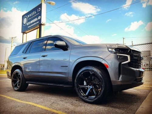 2021 Tahoe on 22” Giovanna Dalar X Wheels by @wheelidentity #giovannawheels #giovanna #dalarX #taho