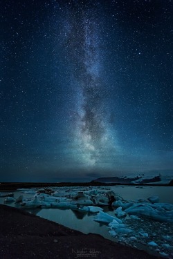 astronomynerd:  MilkyWay Over Jokursarlon