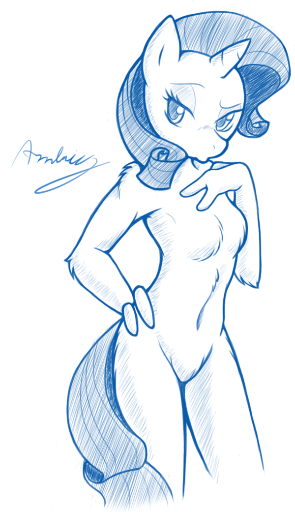 sirphilliam:  needs-more-pony:  A set of anthro ponies I did the other some time