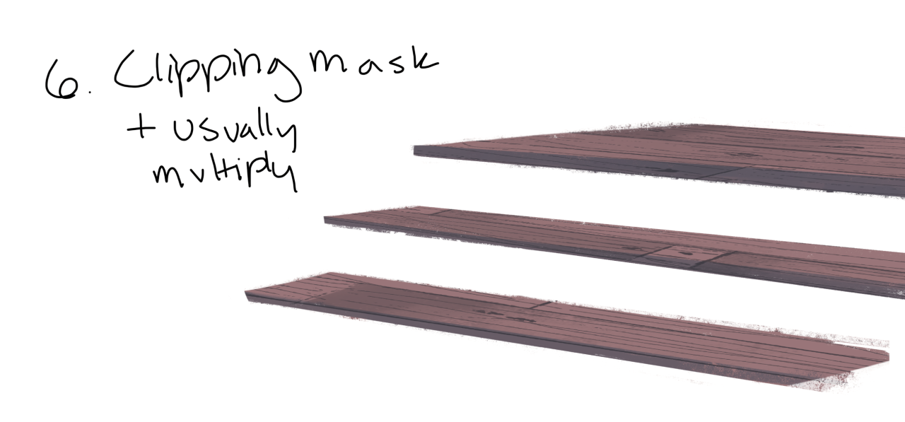 seiyoko:  a super quick tutorial on how I make wooden board textures. (sorry for