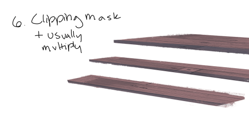 seiyoko: a super quick tutorial on how I make wooden board textures. (sorry for the handwriting) I l