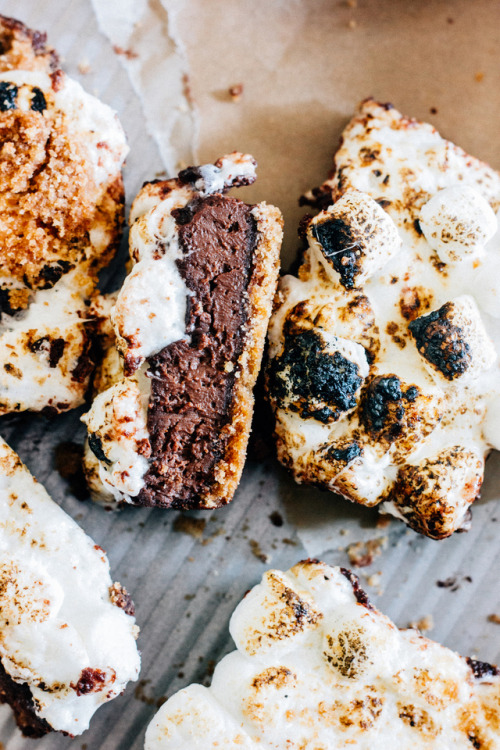 sweetoothgirl:Fudgy S'mores Bars