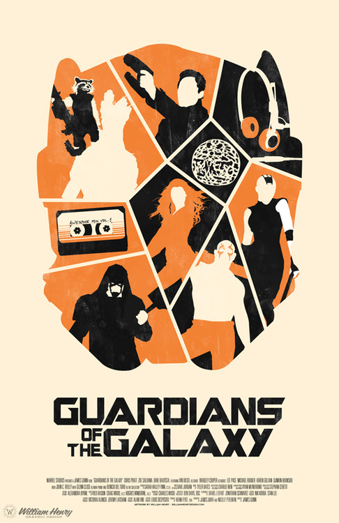 herochan:  Guardians Of The Galaxy Poster Created by William Henry || Tumblr