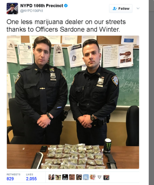 I suspect the NYPD need better PR people.