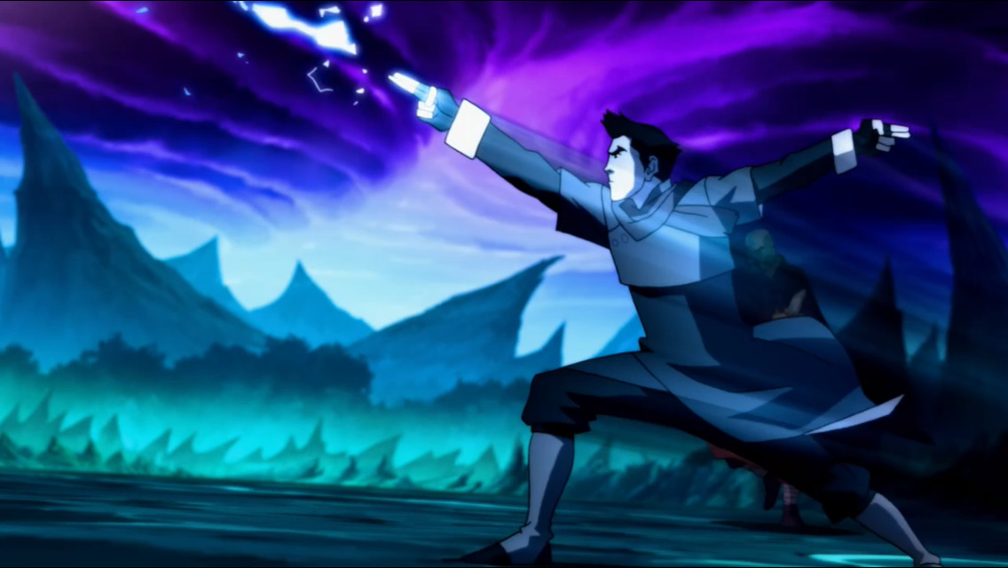 thebestofkorra:   Mako + Lightning bending  I’ve seen a few people express dislike