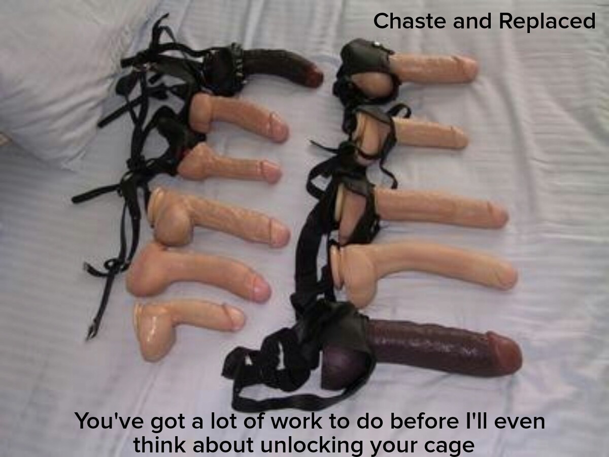 his-keyholder-domme: chaste-and-replaced:  Original Caption  @mb-43 this is what