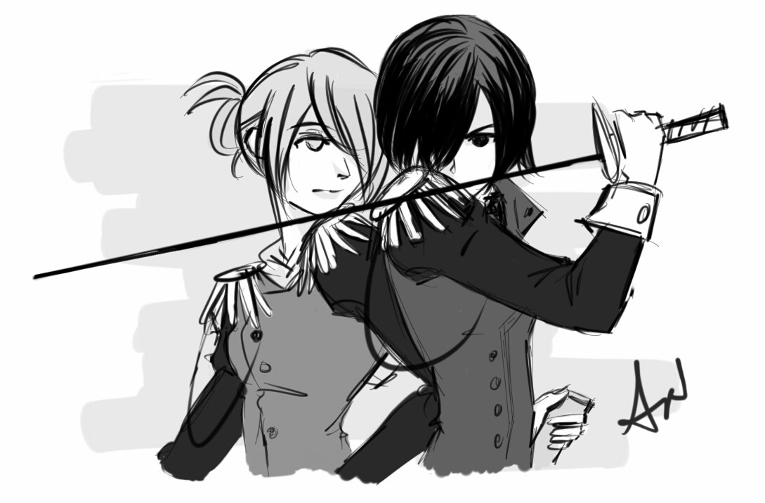 rumified:   Duelist AU.  I always experimented with the clothes. It was always whatever