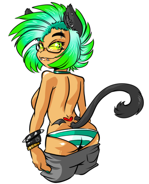 duckdraw:  machyne answered: What do you like more: catgirls or shimapan? Why not CATGIRLS WEARING S