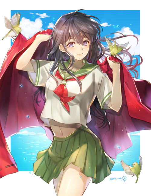 fyeahkagome: Fanart by  もとび Artist allows reprints (see the artist’s profile)N.B. This im