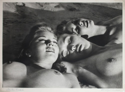 back-then:  On the beach William Mortensen,