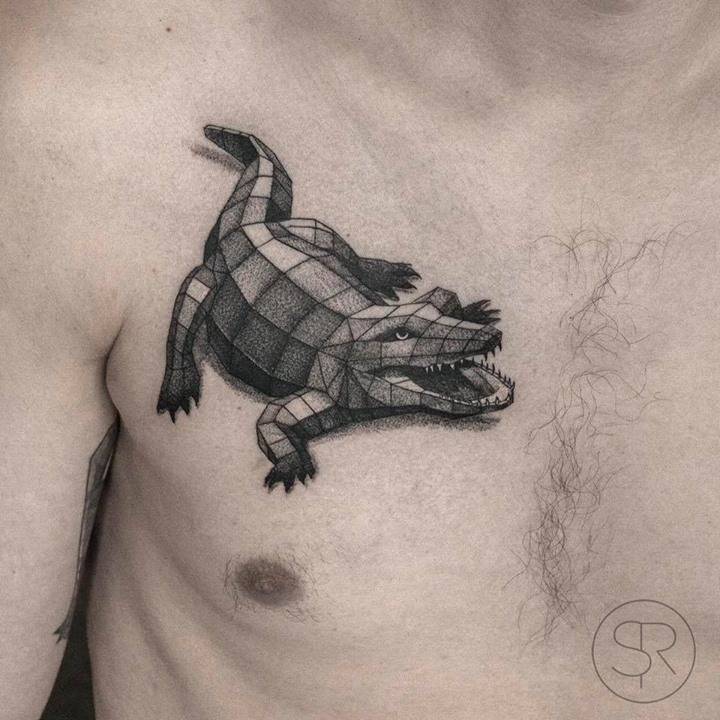 Alligator Tattoo  Etsy