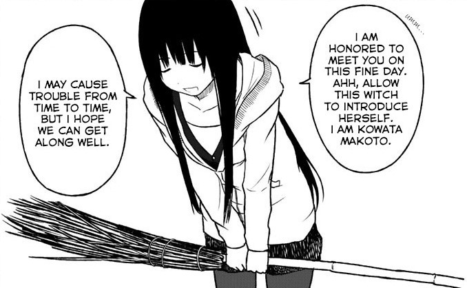 sirlorence:  Reminder that the Flying Witch anime airs today. It’s a slice of life