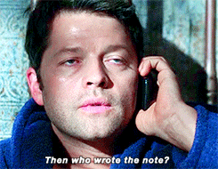 bamfycas:  #cas holding the note in his unsteady