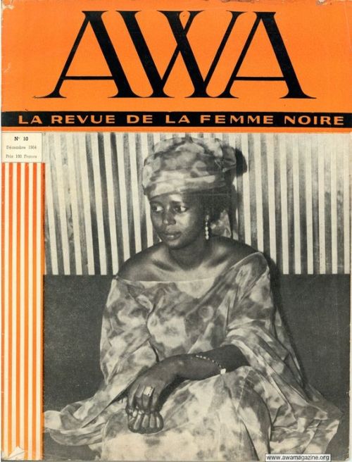 AWA : la revue de la femme noire - Covers : N°10 December 1964, N°4 April 1964) “AWA: la revue de la