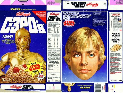 C-3PO’s cereals from 80s
