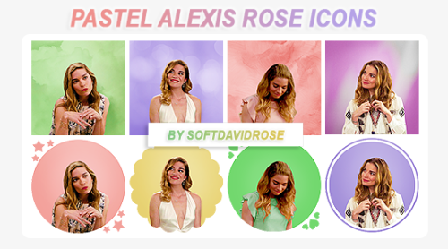 softdavidrose:40 pastel alexis rose icons, requested by @linettigina​ <3please reblog if using or