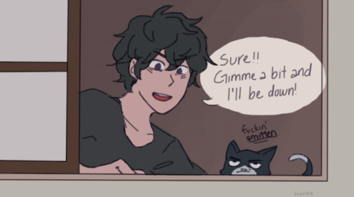 hyolks:honestly? i’d jump out the window if yusuke asked me to