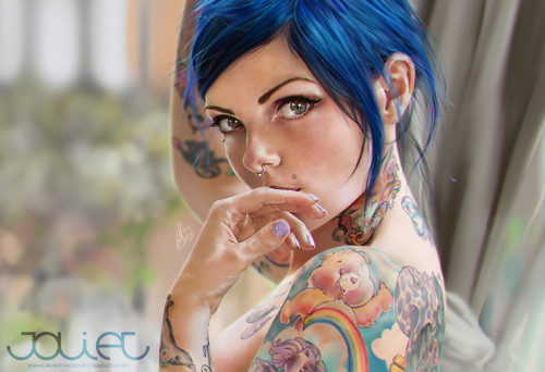 art-of-cg-girls: Riae McCarthy Portrait by Giulia Brunetti I just liked how good this looked great a