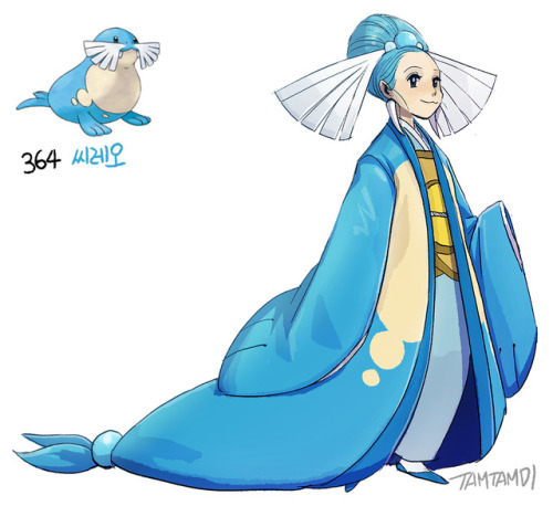 versegm:tamtamdi:Pokemon Gijinka363.Spheal364.Sealeo365.Walreininstagram | twitter@sphealsy