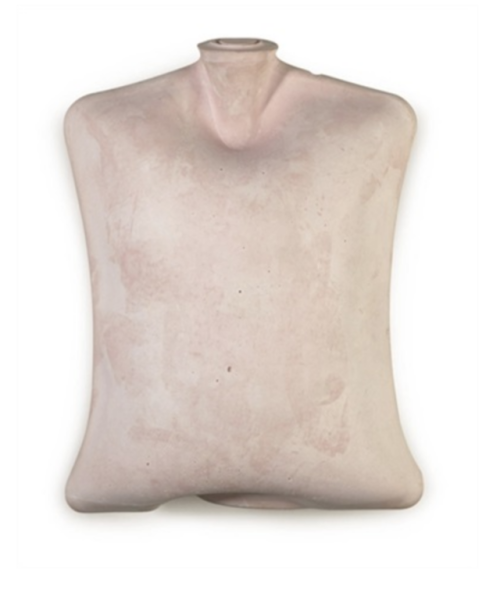 Robert Gober, Untitled (Big Torso), 1990, beeswax, pigment, human hair, ca. 24 x 18 x 11 in., Anthon