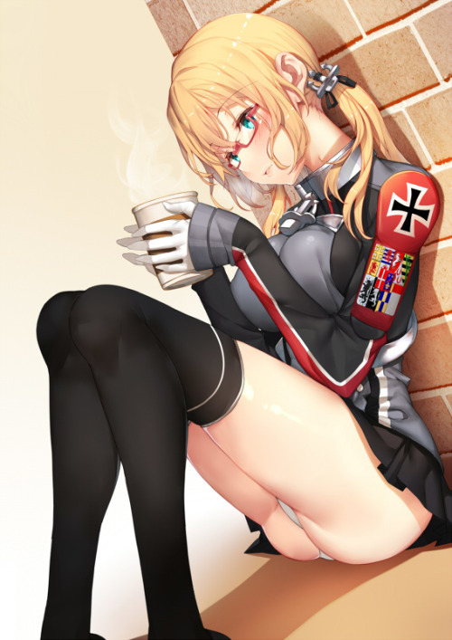 caskitsune:  オイゲン | ヤッペン※Permission was granted by the artist to upload their works. Make sure to rate/retweet the original work! 