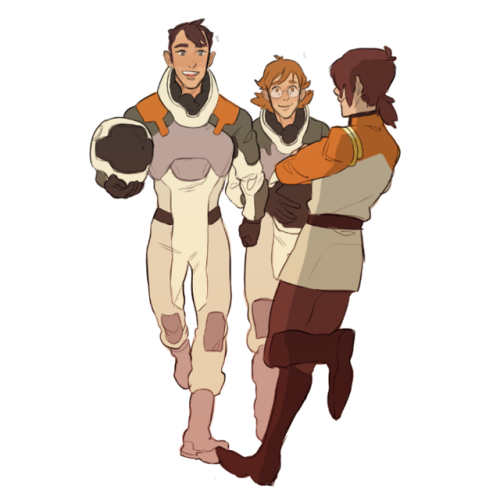 siriusdraws:big mood: matt shiro and keith being a team in the garrison