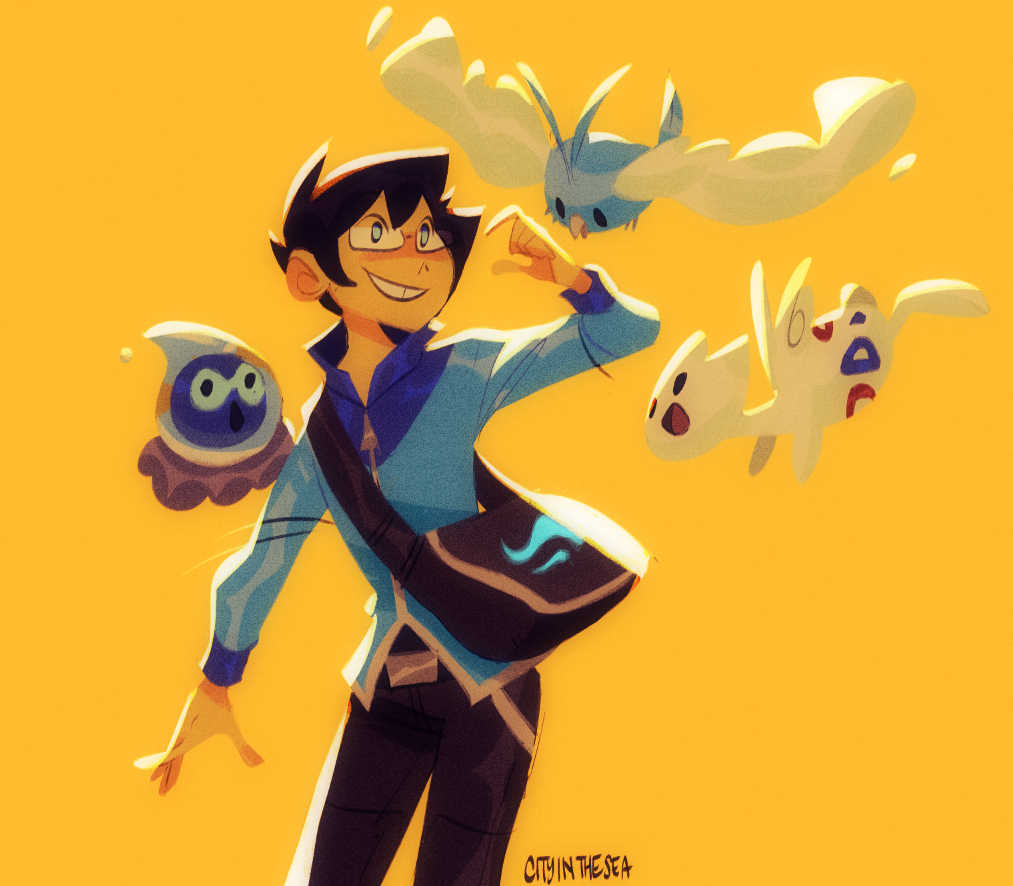 cityinthesea:  trainer john wants to battle! i wish i put more thought into his team